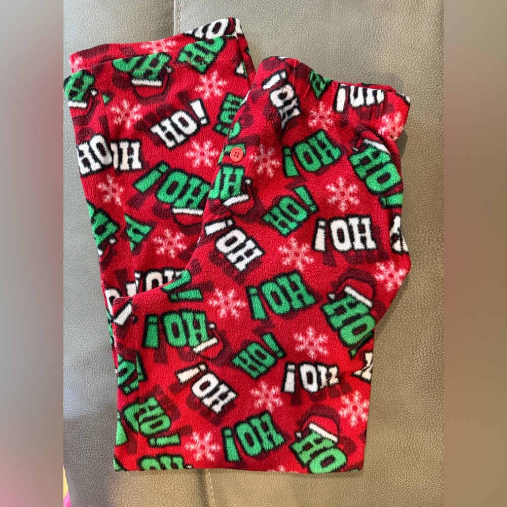 Christmas Ho Ho Red Pajama Pants